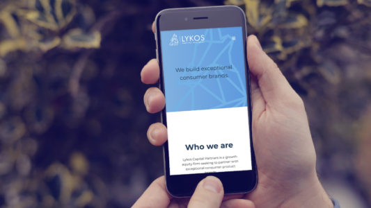 Lykos Website Mobile