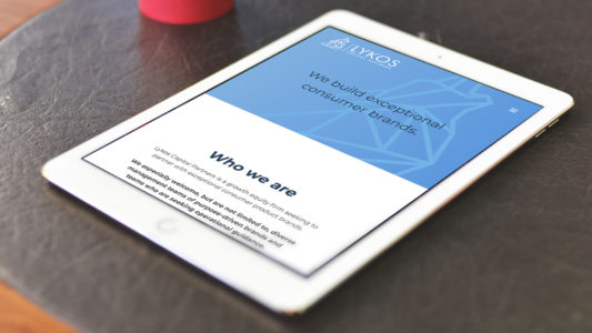 Lykos Website Tablet